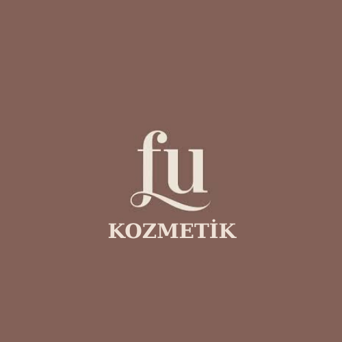 “FU Kozmetik markasının minimalist ve modern tasarımlı logo görseli.”